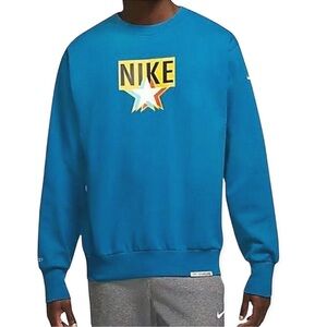 Nike Men's Vibrant Blue Crewneck Sweater